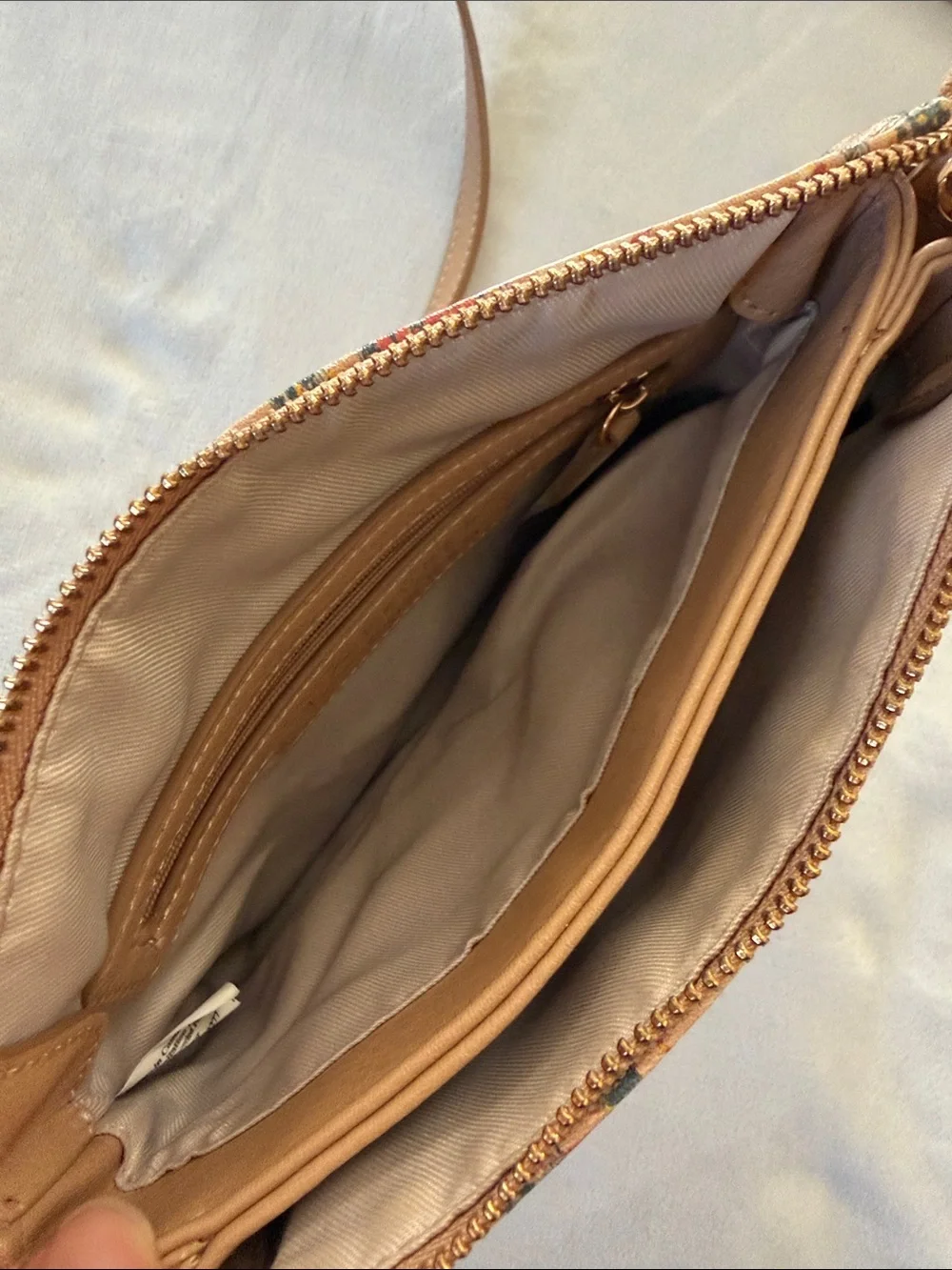 LC Lauren Conrad Pink Floral Crossbody Bag
